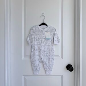 🍄Babycottons Pima Cotton Mushroom Snap Romper NWT